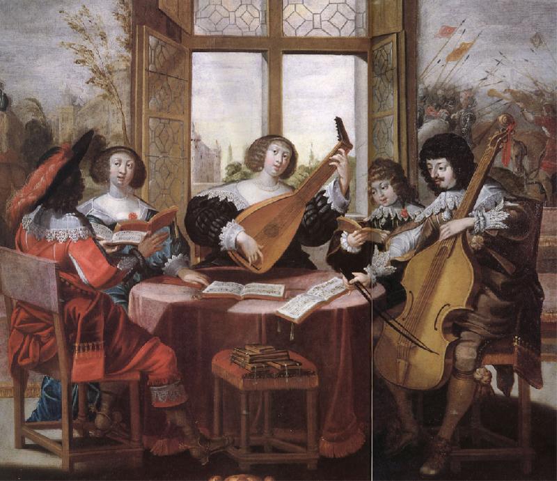 unknow artist the flowering of baroque music oil painting image